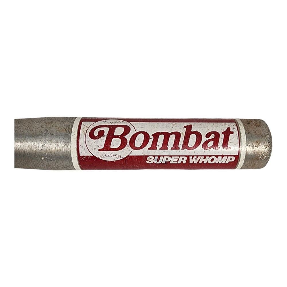 Vintage Bombat Softball Bat Slow Pitch Model #9000Q Silver Aluminum 29"/ 28oz